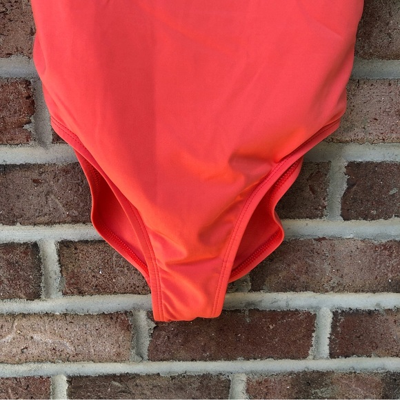Hurley orange white logo One Piece Swimsuit NWT Women 1X - Picture 9 of 11